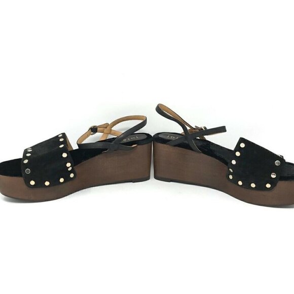 Joie Galla Sandals Black Studded Platform 9.5 NEW - Picture 4 of 9